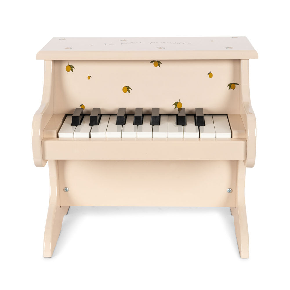 Lemon Print Wooden Toy Piano